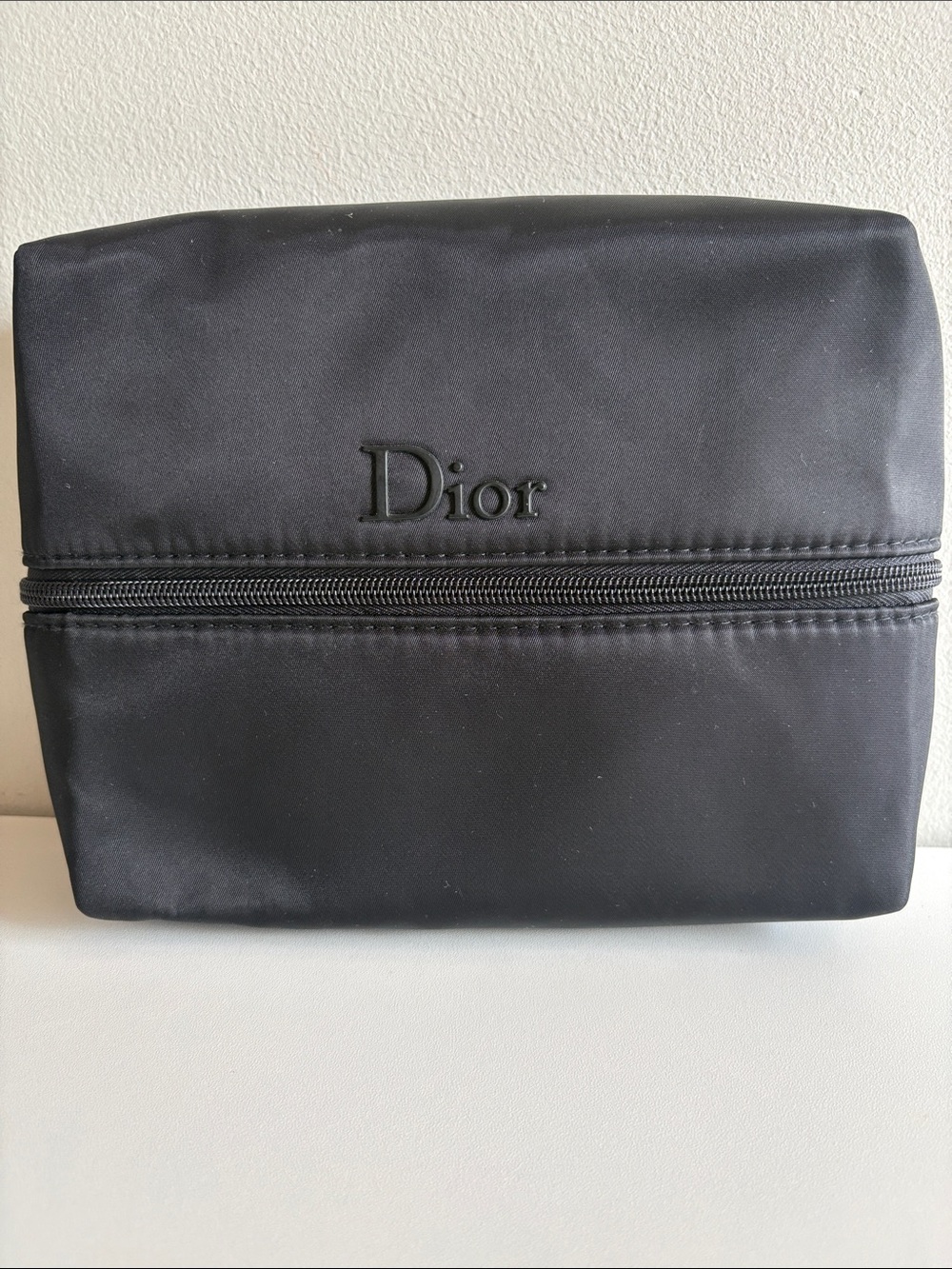 Christian Dior Beauty Black Cosmetic Travel Case Makeup Organizer